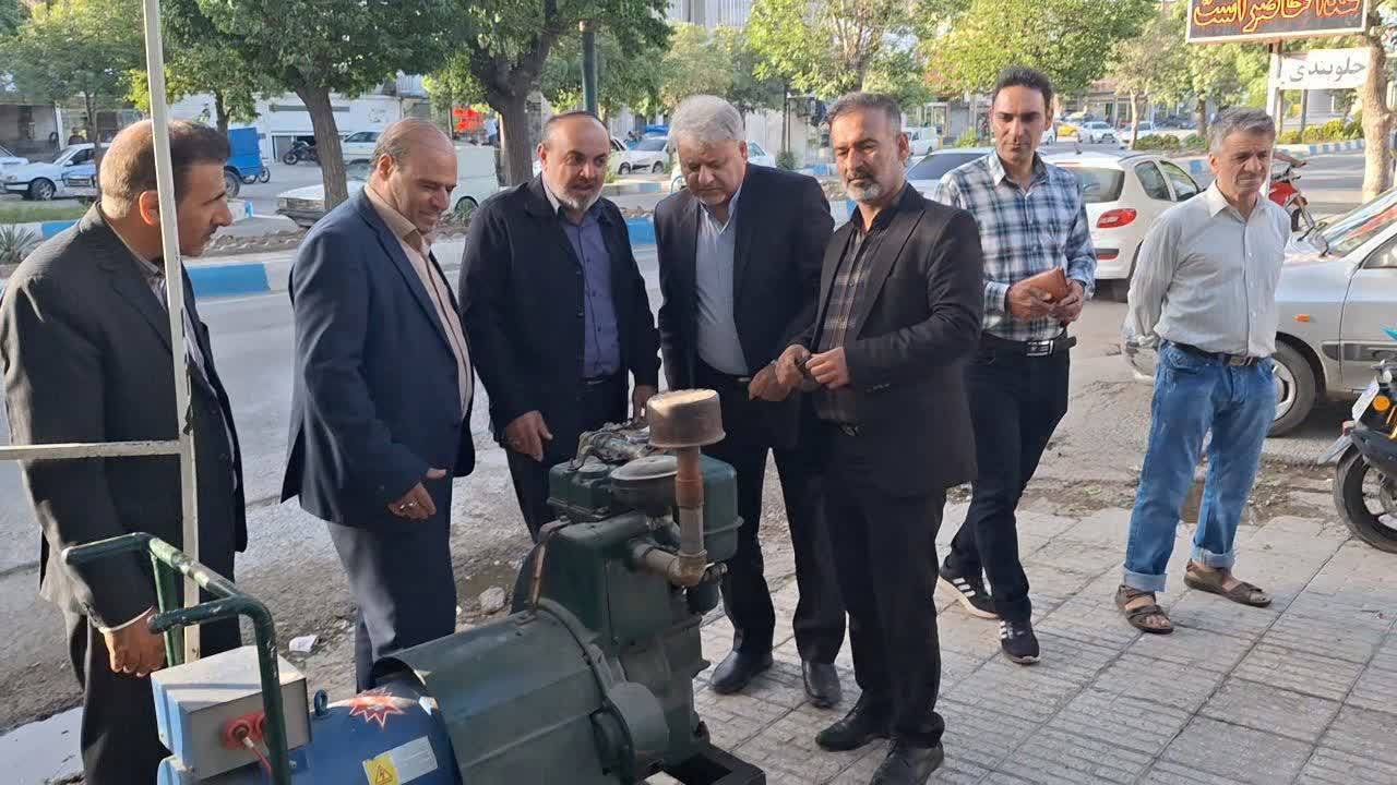 حضور سردار سرتیپ پاسدار دکتر قمی در رزمایش پدافند غیرعامل نانوایی‌های دوگانه‌سوز شهرستان کنگاور